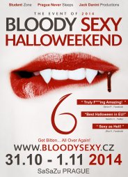 Bloody Sexy Halloweekend 6 - pátek / SaSaZu Praha