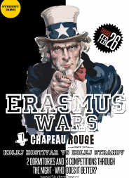 Erasmus Wars / Chapeau Rouge Prague